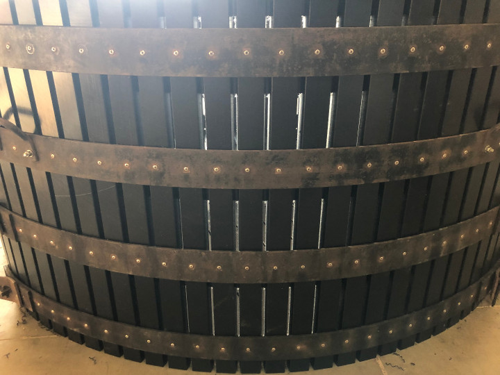 Cage de pressoir americain